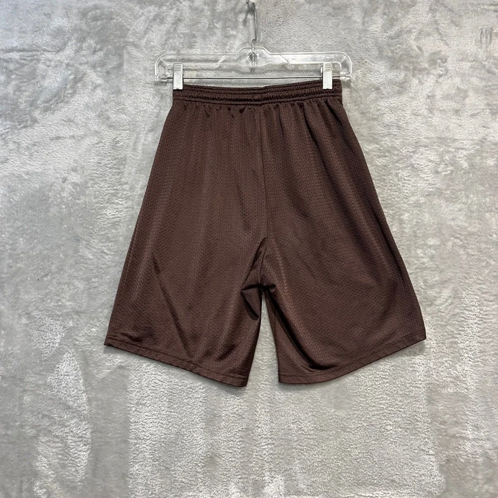 Carmel Catholic Corsairs Shorts Mens S Brown Mesh Basketball Gym Training